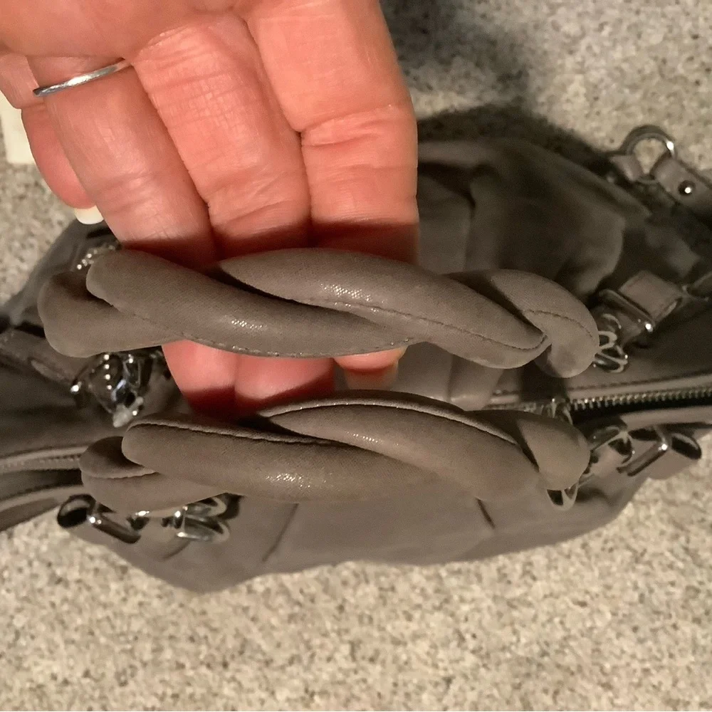 Coach Madison Flint Leather Pleated Satchel-NWT #D1182-17773 - Picture 3 of 12